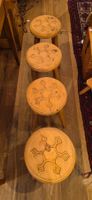 4 beau tabourets anciens