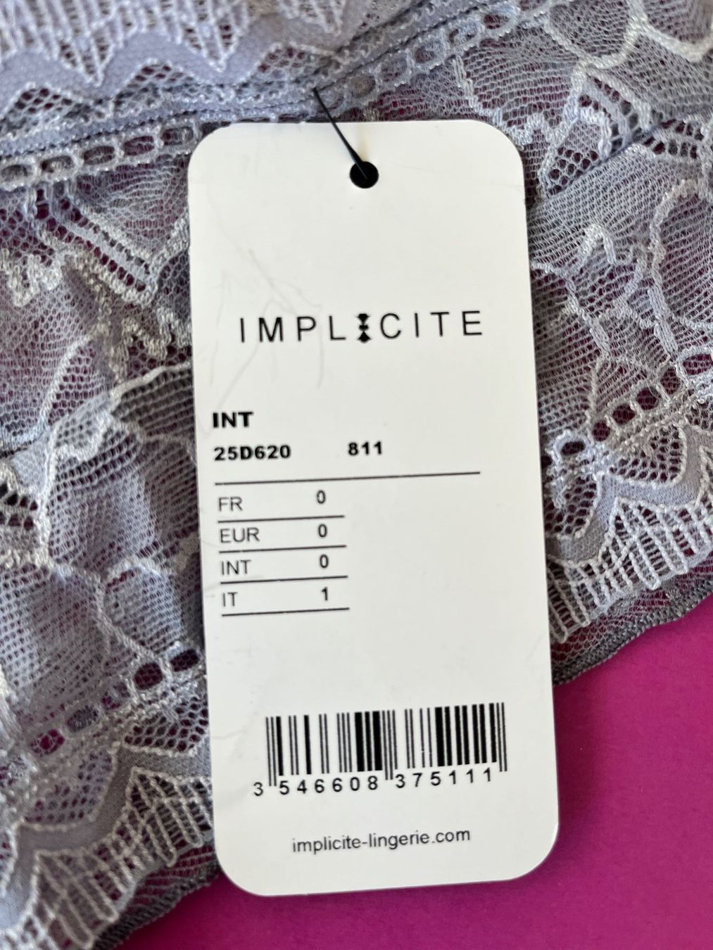 Altra biancheria intima: Spitzenslip IMPLICITE, Grösse 32 (Int 0), Hellgrau – Nuovo e nell'imballaggio originale da Rudolfstetten venduto da gst_g7xl 4