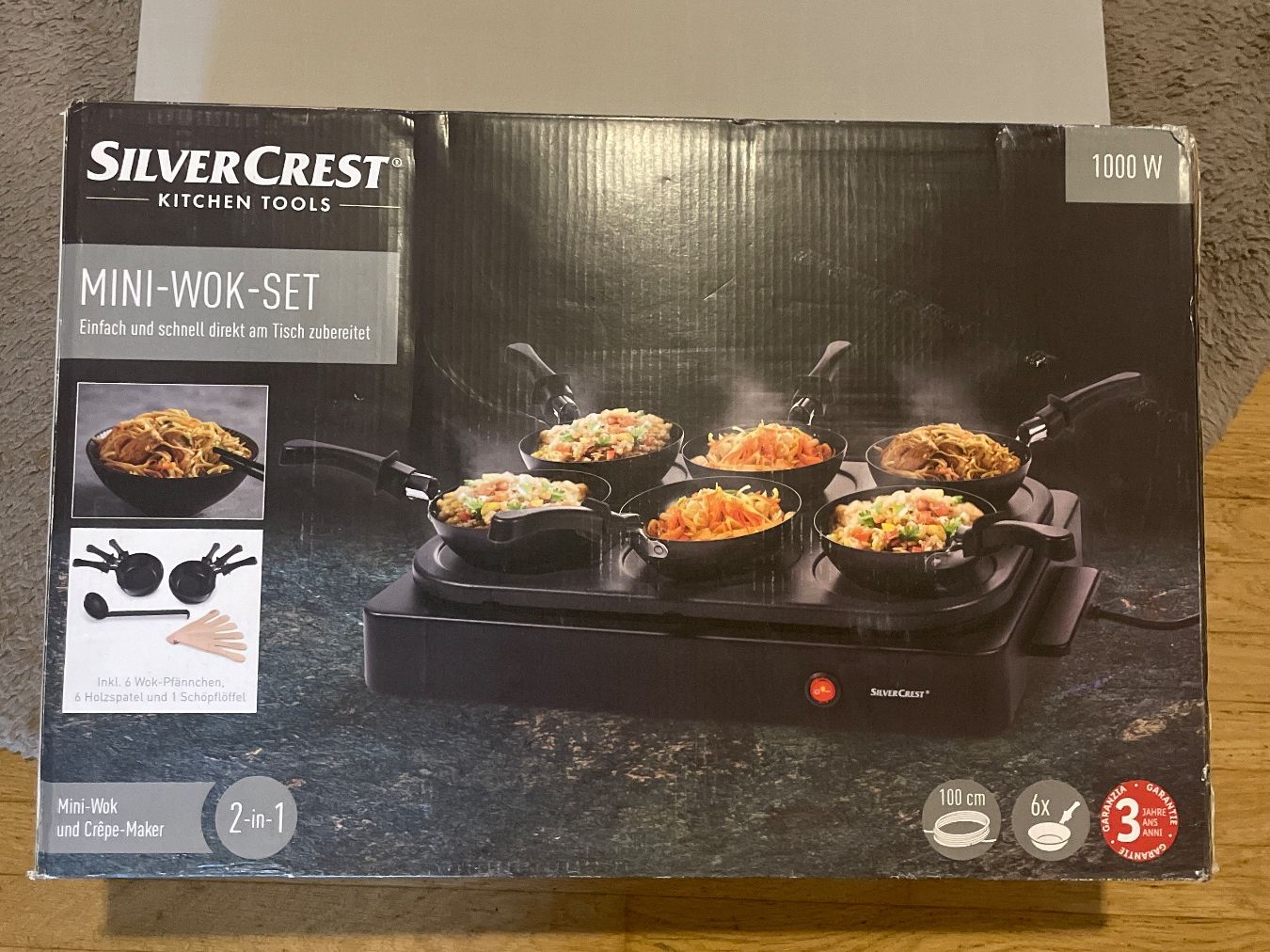 Poêles: Silvercrest mini-wok-set NEU – Neuf avec emballage d'origine à kloten par Teomondoscrofolo