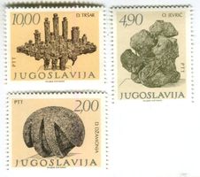 Briefmarken "Skulpturen". Jugoslawien.