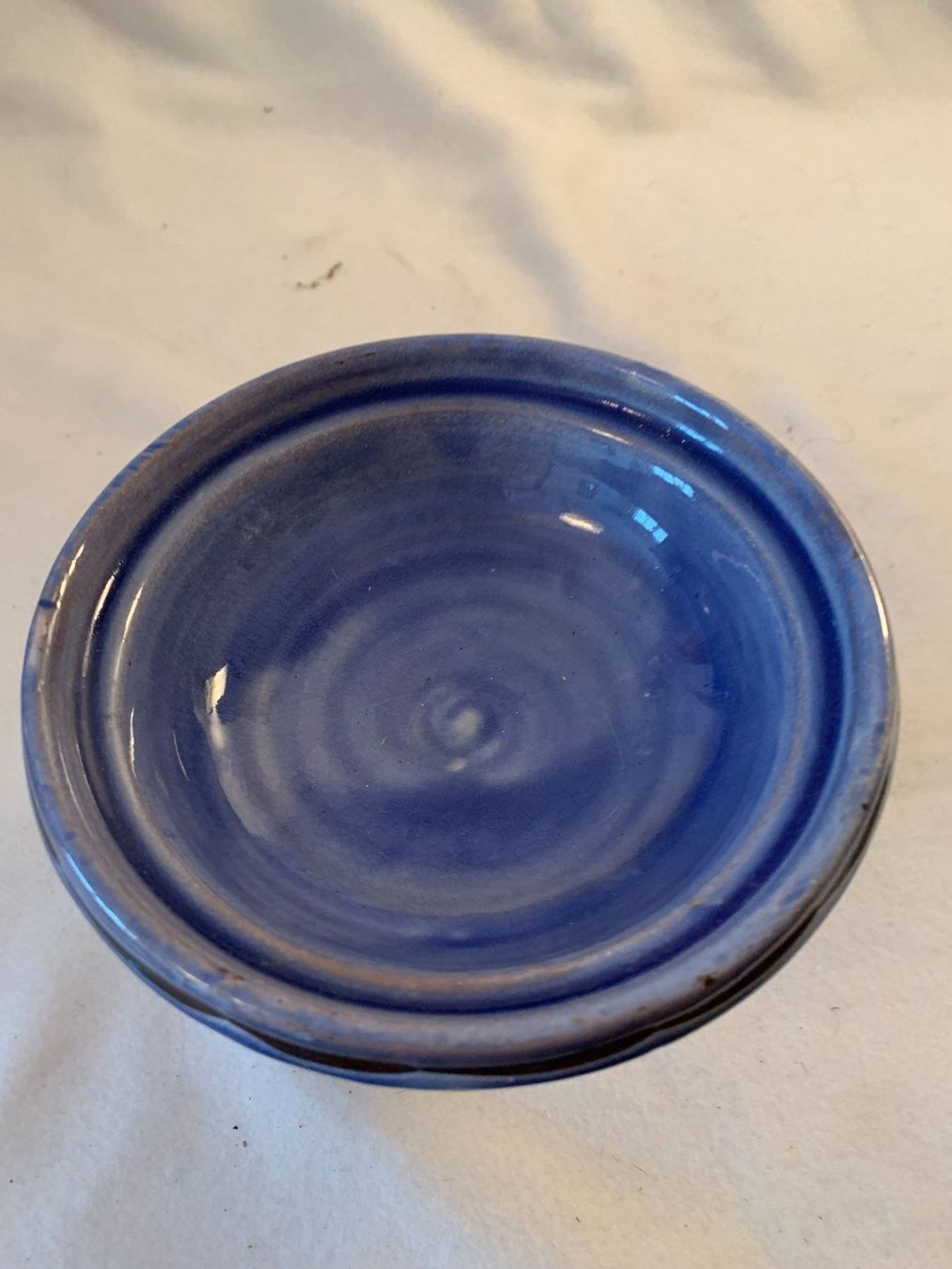 Schalen: Blaue Keramik Fruchtschale    A74 – Neu (gemäss Beschreibung) aus Schötz von amore14 2