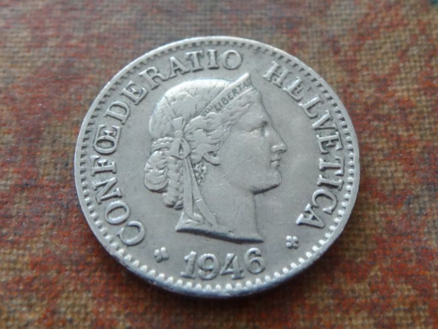 Tutti le monete: 10 Rp. 1946 – Usato da Romanel-sur-Lausanne venduto da Swift13