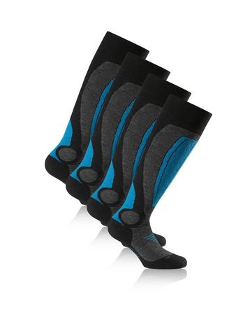 Rohner Socken Kinder SKI Socken 2 Paar blau (Gr. M / 27-30)