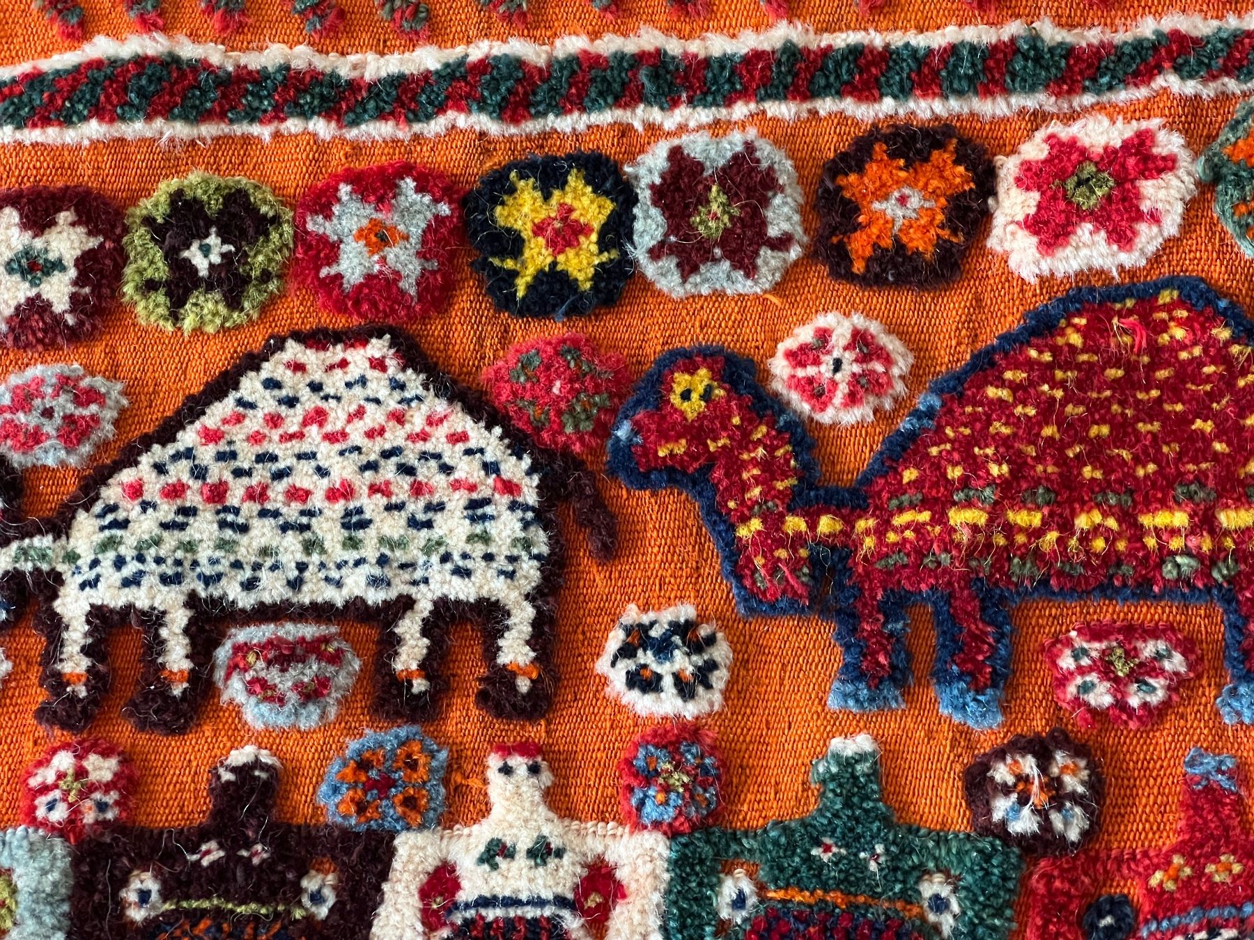 Tapis: Antike Pferdesatteldecke aus Kurdistan – D'occasion à Luzern par remiti 1