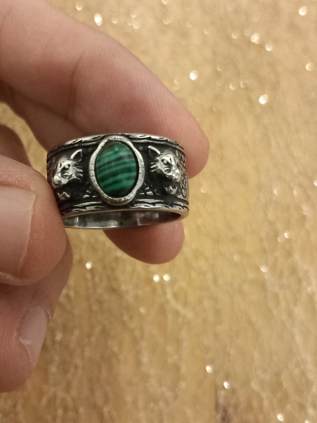 Gucci Anelli: Gucci bague anger forest malachite – Usato da Genève venduto da GenevaLuxury 6