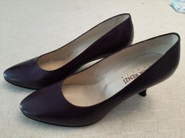 Edle Damenpumps von Luca Renzi –Deep Purple, Gr 39 - WIE NEU