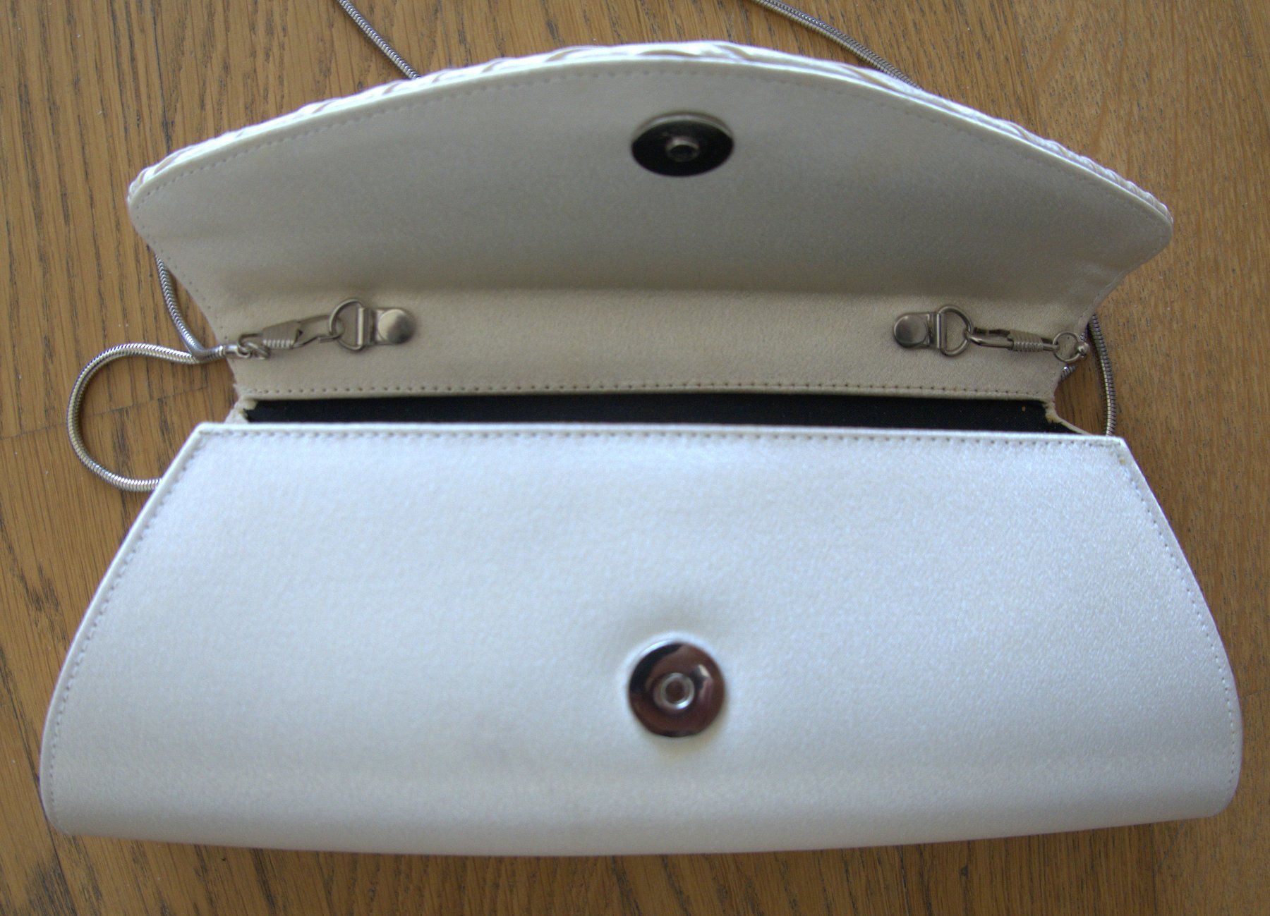 Borse da donna: Clutch, Brauttasche, Abendtasche cremefarbig, Satin – Usato da Rheinfelden venduto da bigi0956 2