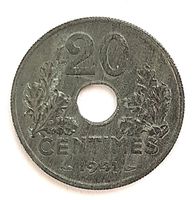 1941 Frankreich 20 Centimes