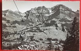 AK PPC SESSELBAHN ADELBODEN SCHWANDFELDSPITZ UNGELAUFEN