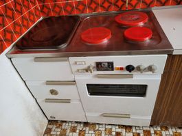 Alter Kombiherd Kochherd Herd TIBA Gussplatte Backofen Holz