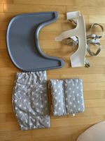 Stokke Tripp Trapp Zubehör Set weiss/grau mit Gebrauchsspure