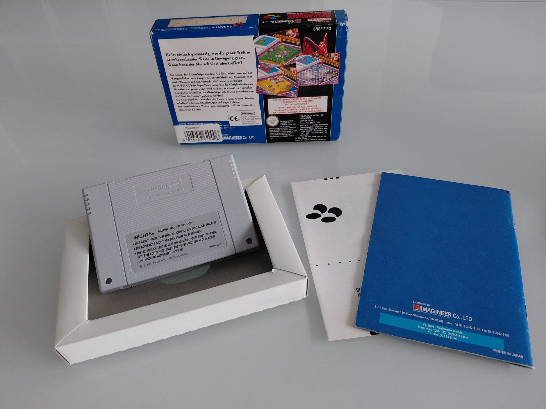 Giochi: Populous, SNES, mit OVP – Usato da Uezwil venduto da -Retrogames- 2