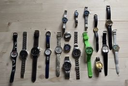 Armbanduhren Konvolut, 18 Stk.