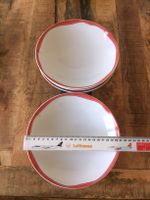 Assiettes céramiques lot de 4, 21cm comme neuf 