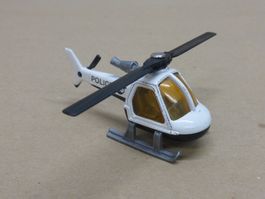 Spielzeug Helikopter Polizei weiss schwarz gebraucht