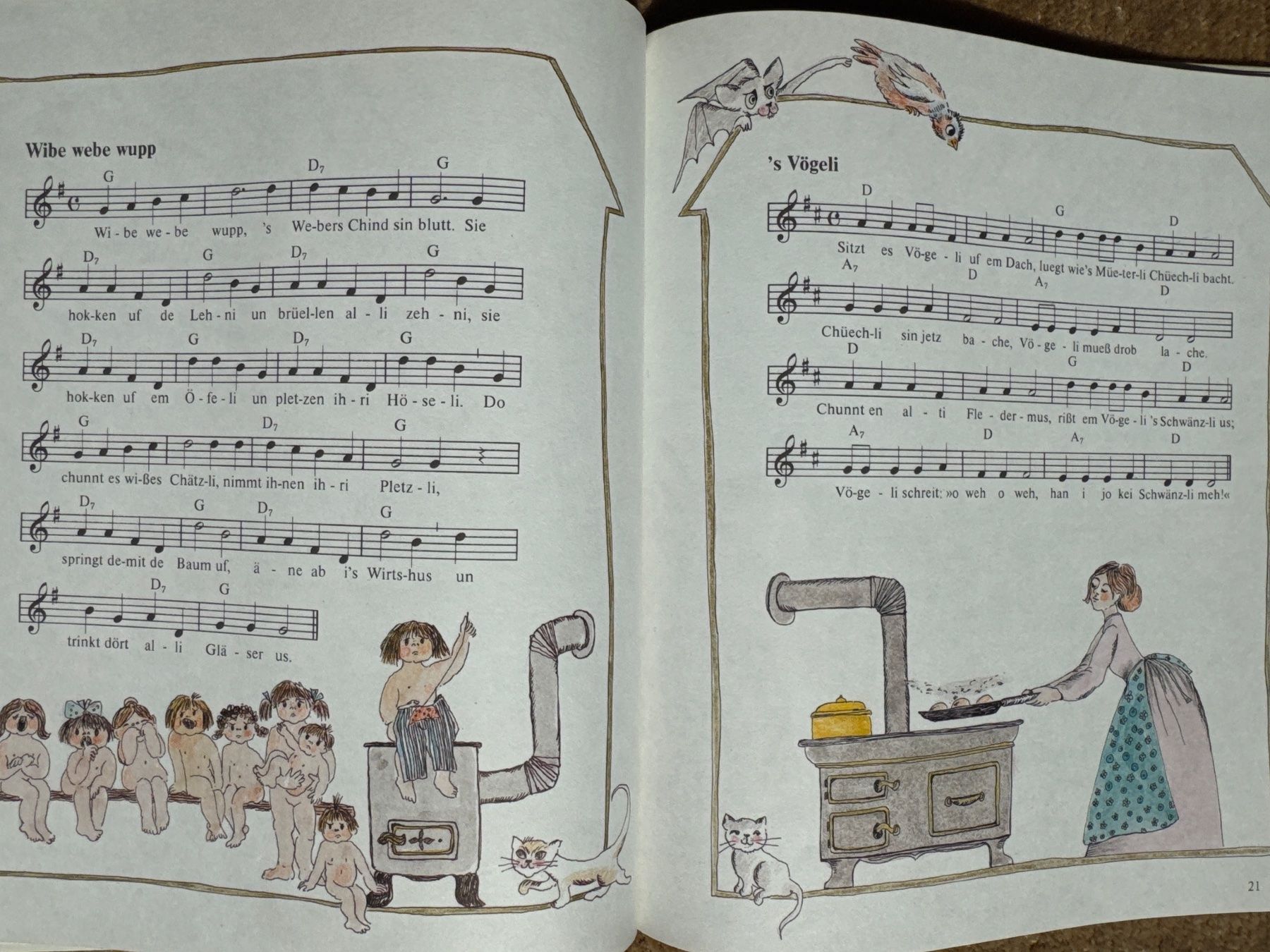Libri: In Mueters Stübeli - Ein Lieder-Bilderbuch – Usato da Aarau venduto da Kilauea 4