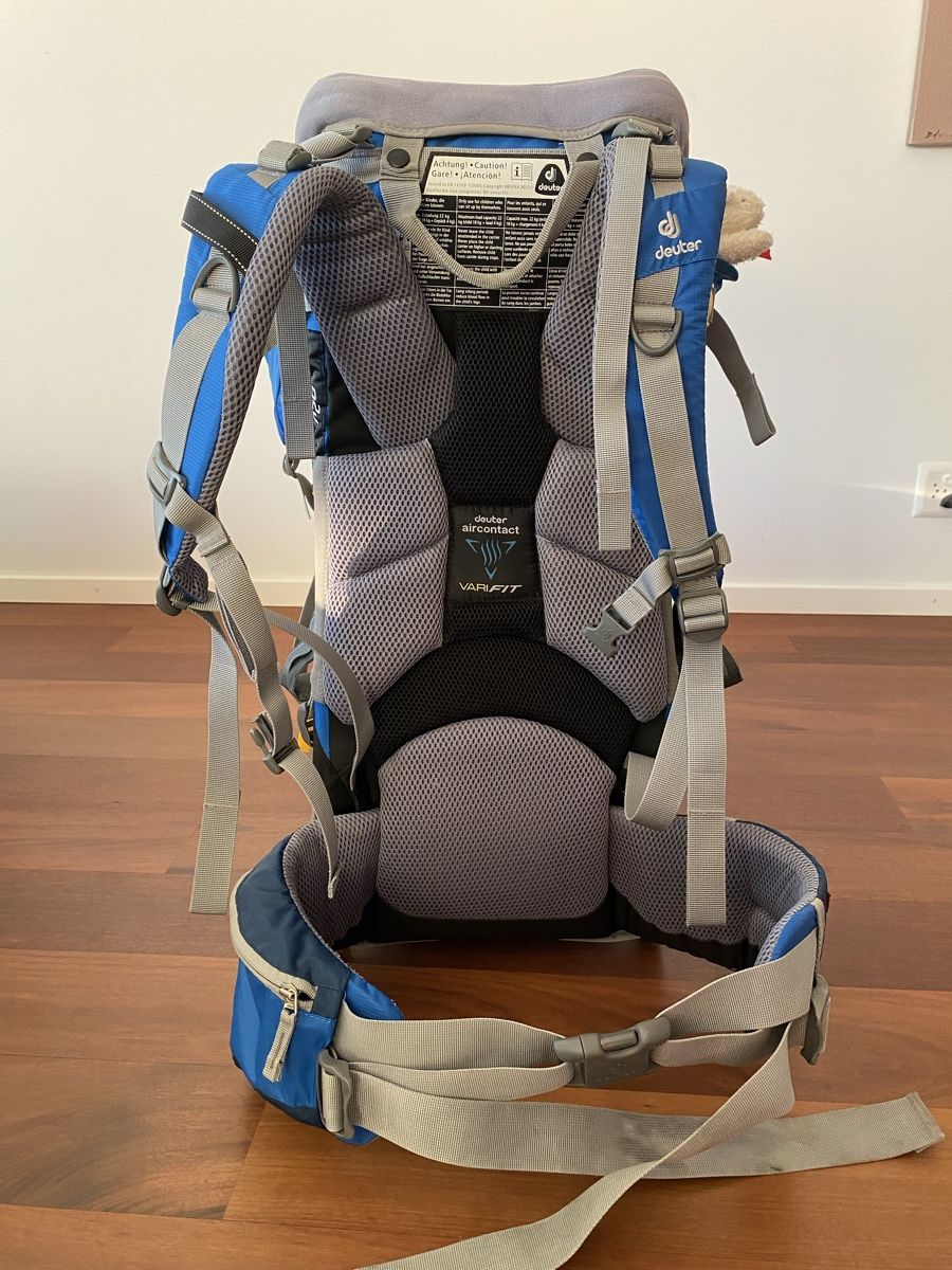 Deuter Bauch- & Rückentragen: Deuter Kid Comfort 2 blue color – Gebraucht aus zurich von CK8037 2