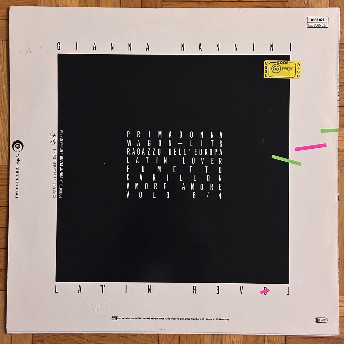 Schallplatten: LP - Gianna Nannini - Latin Lover – Gebraucht aus Breganzona von Onairda75 1