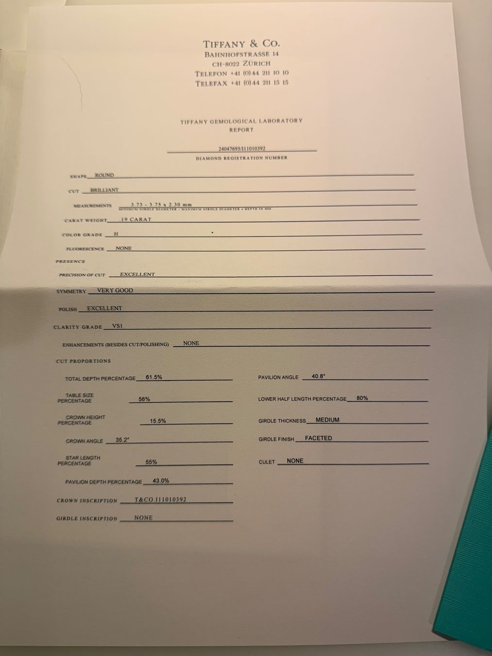 Tiffany & Co. Anelli: Tiffany & Co. Solitär – Nuovo (secondo la descrizione) da Rupperswil venduto da Jolie5 3
