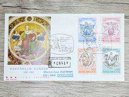 CL05 Enveloppe + Timbre Poste Vaticane 1983