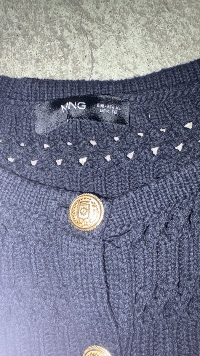 Mango Vestes: Strickjacke Mango XL dunkelblau – Neuf (Voir description) à Bern par best.secondhand 1