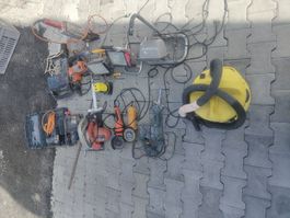 Werkzeug Konvolut diverse Elektrowerkzeuge gebraucht.