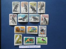 Sowjetunion Lot Vögel/Tiere gestempelt