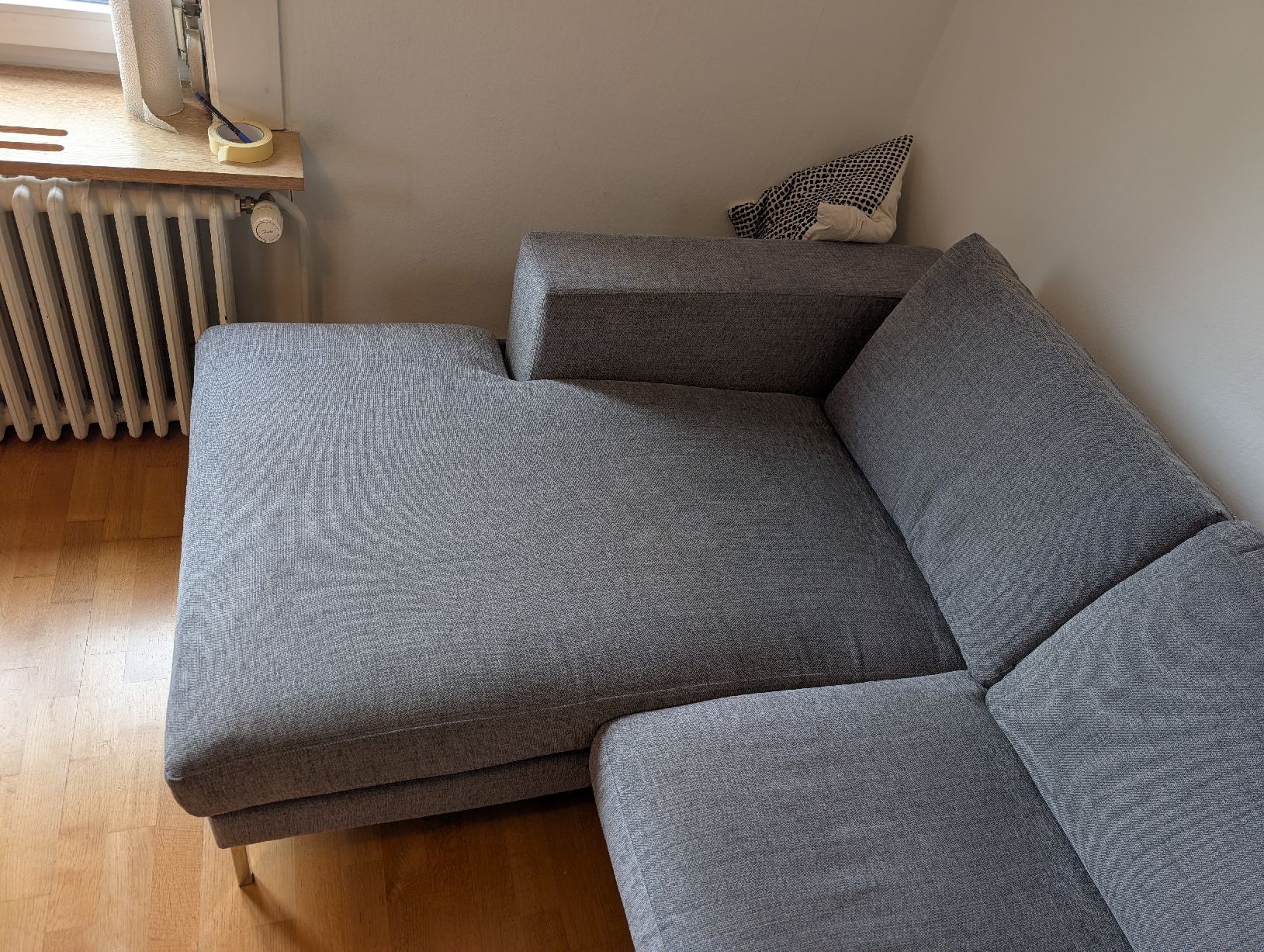 Divani: SITS Designer-Ecksofa / L-Sofa in Grau (Bezug: Vera) – Usato da Zürich venduto da mo8 3