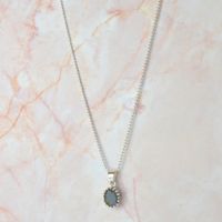 Halskette Silber 925 & Labradorit (SK1062.45.CHA349LA)