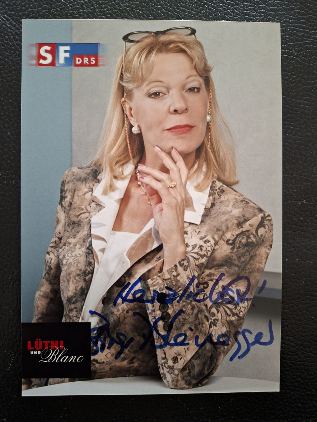 Autogramme: Birgit Steinegger Autogrammkarte Lüthi & Blanc – Gebraucht aus Thun von wuschu