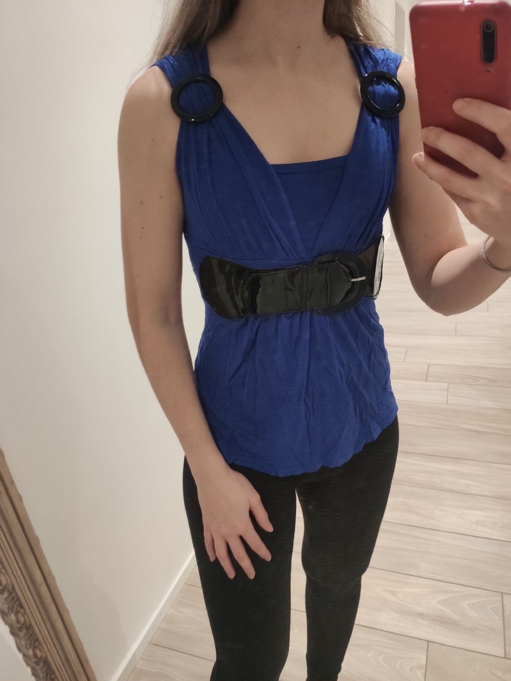 Tally Weijl Top: Top blau Gr. S – Usato da Dietikon venduto da iksan