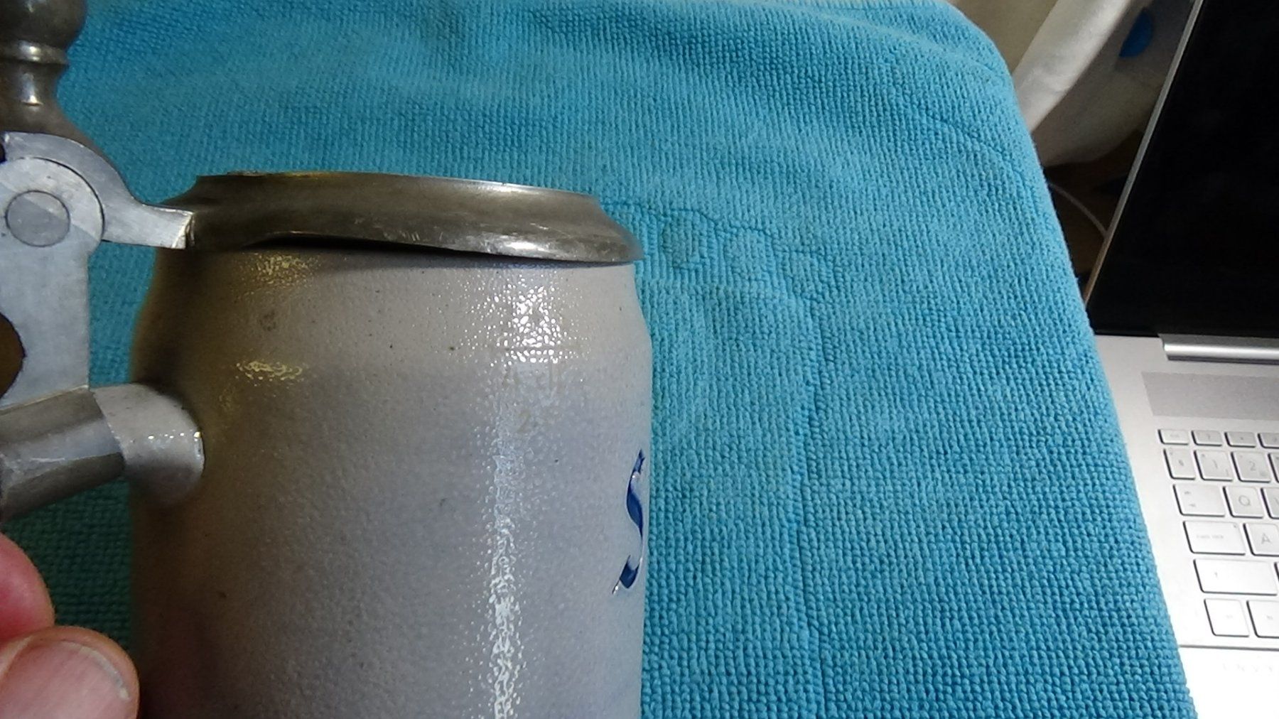 Hürlimann Bicchieri: Bierkrug Hürlimann Sternbräu – Usato da Wiedlisbach venduto da Bobesch10 3