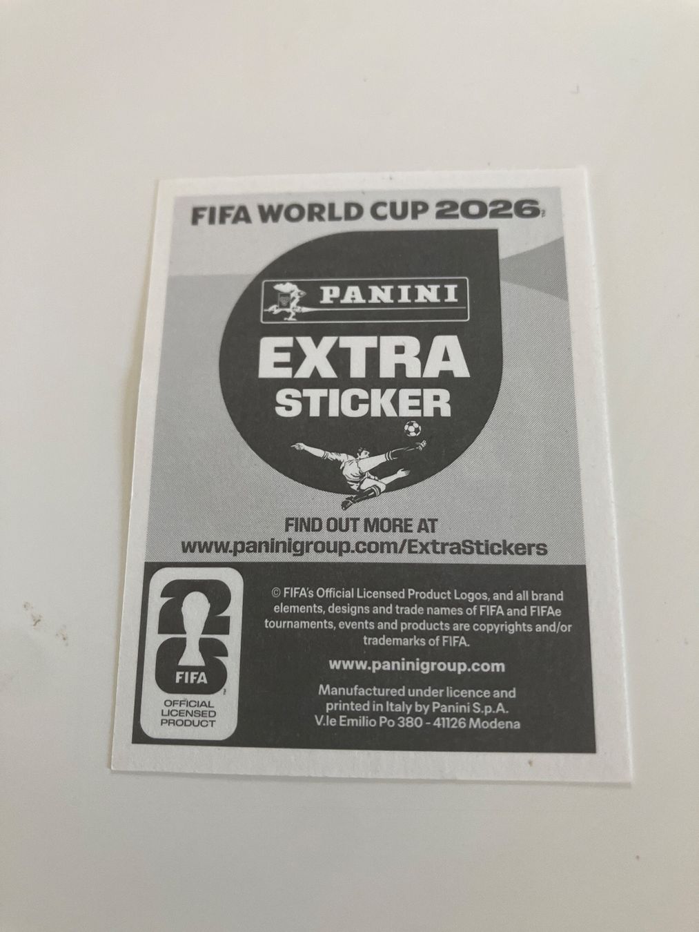 Panini Sammelbilder & Trading cards: Image panini stickers 2026 – Gebraucht aus Le Sentier von rol_5zpw 1