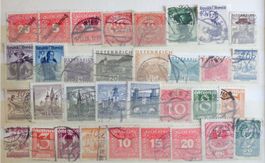 ÖSTERREICH: Gestempelte Marken bis 1962, 2 Fotos