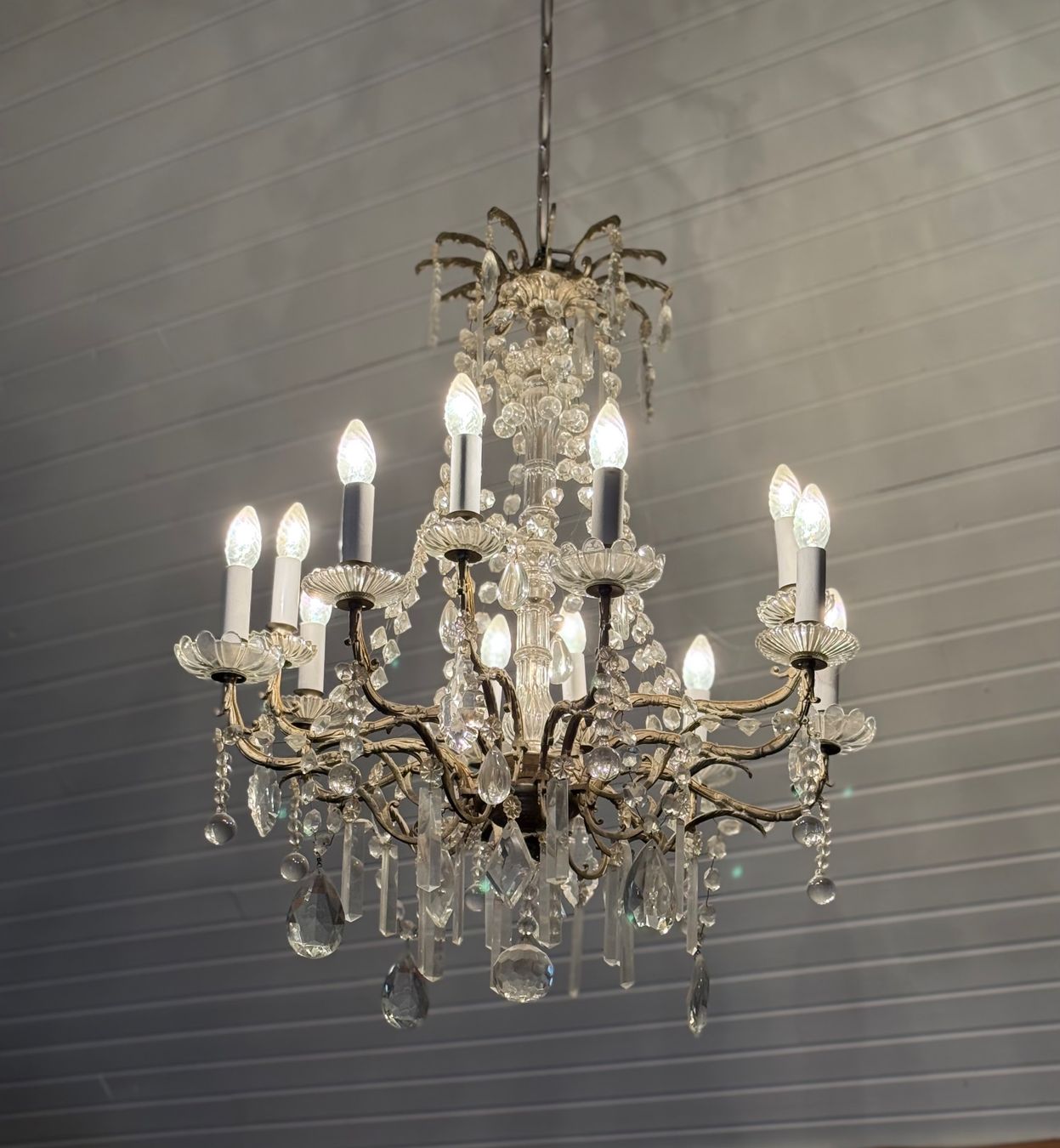 Lampadari & plafoniere: Original Bleikristall-Kronleuchter – Usato da Thürnen venduto da leinibeini