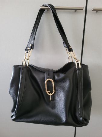 Schwarze Liu Jo Schultertasche, neuwertig