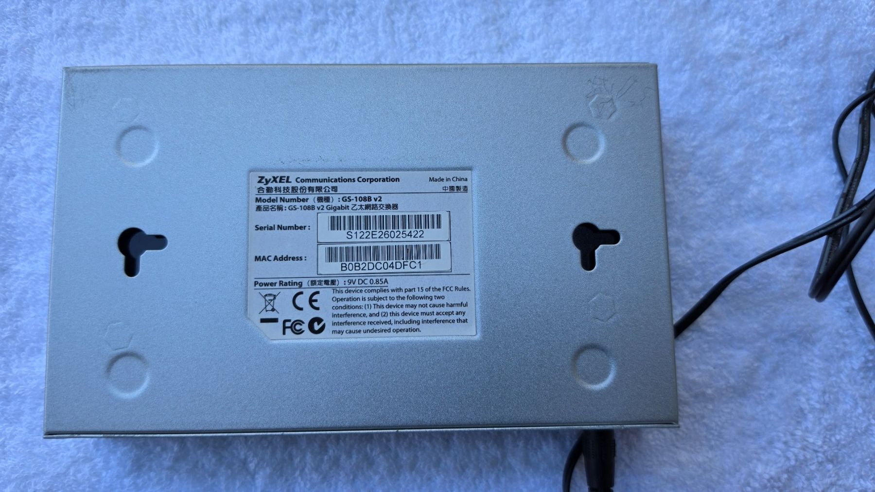 Zyxel GS-108B v2 – 8-Port Gigabit Desktop Switch (Gebraucht) in ...