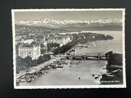 AK  1935   Zürich und Alpen    (G404)