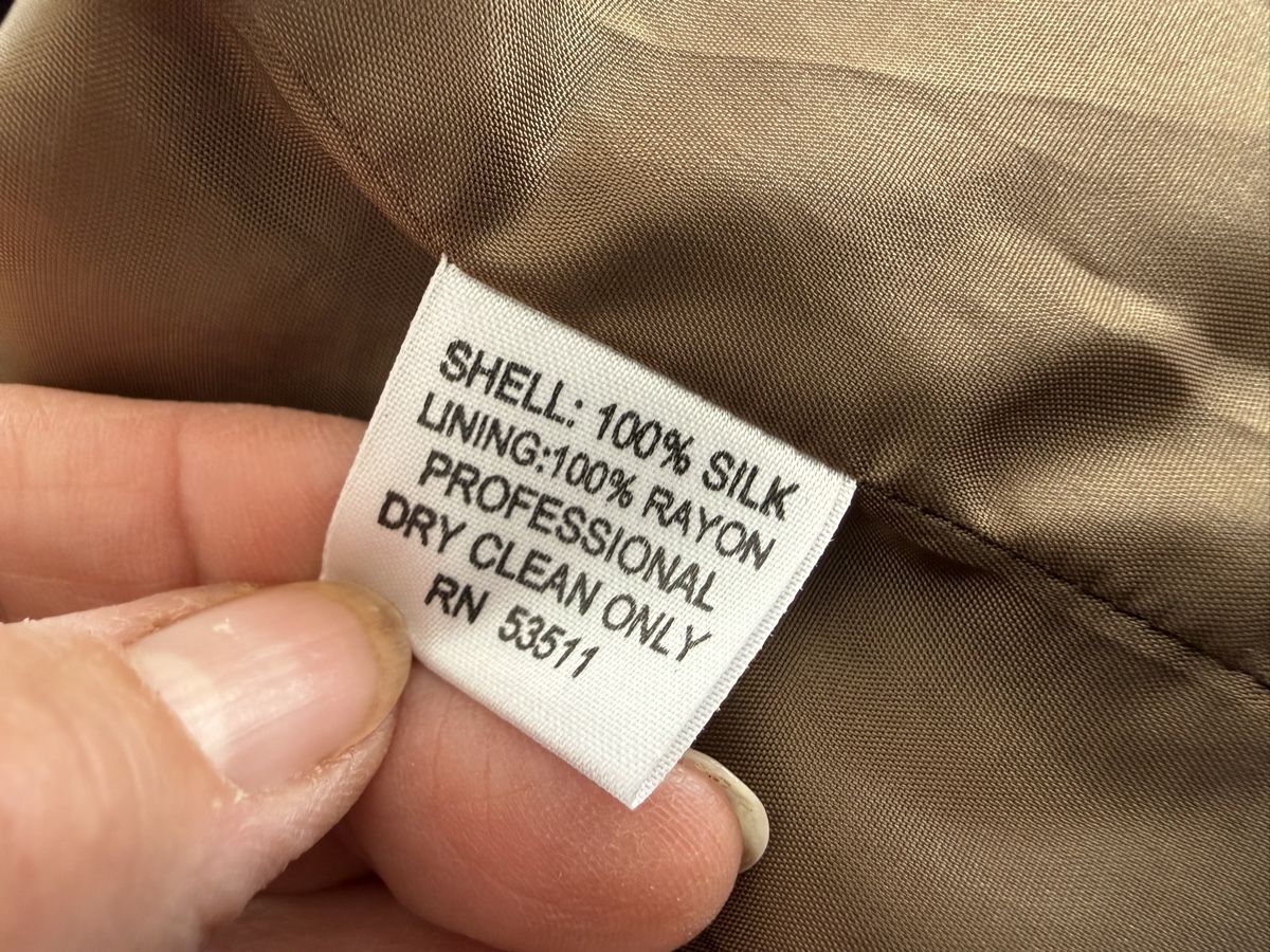 Giacche: Seiden-Jacke in Braun, ca 40/42 – Usato da Ebikon venduto da elischka 6