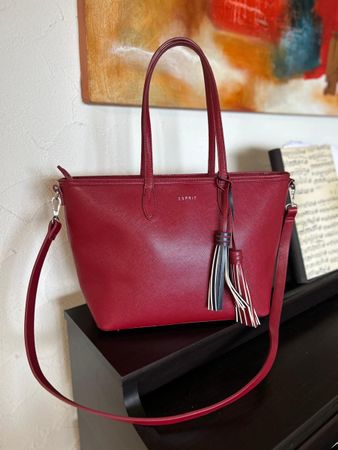 Esprit Handbag, Burgundy Red, Like New, Autumn Style! (53)