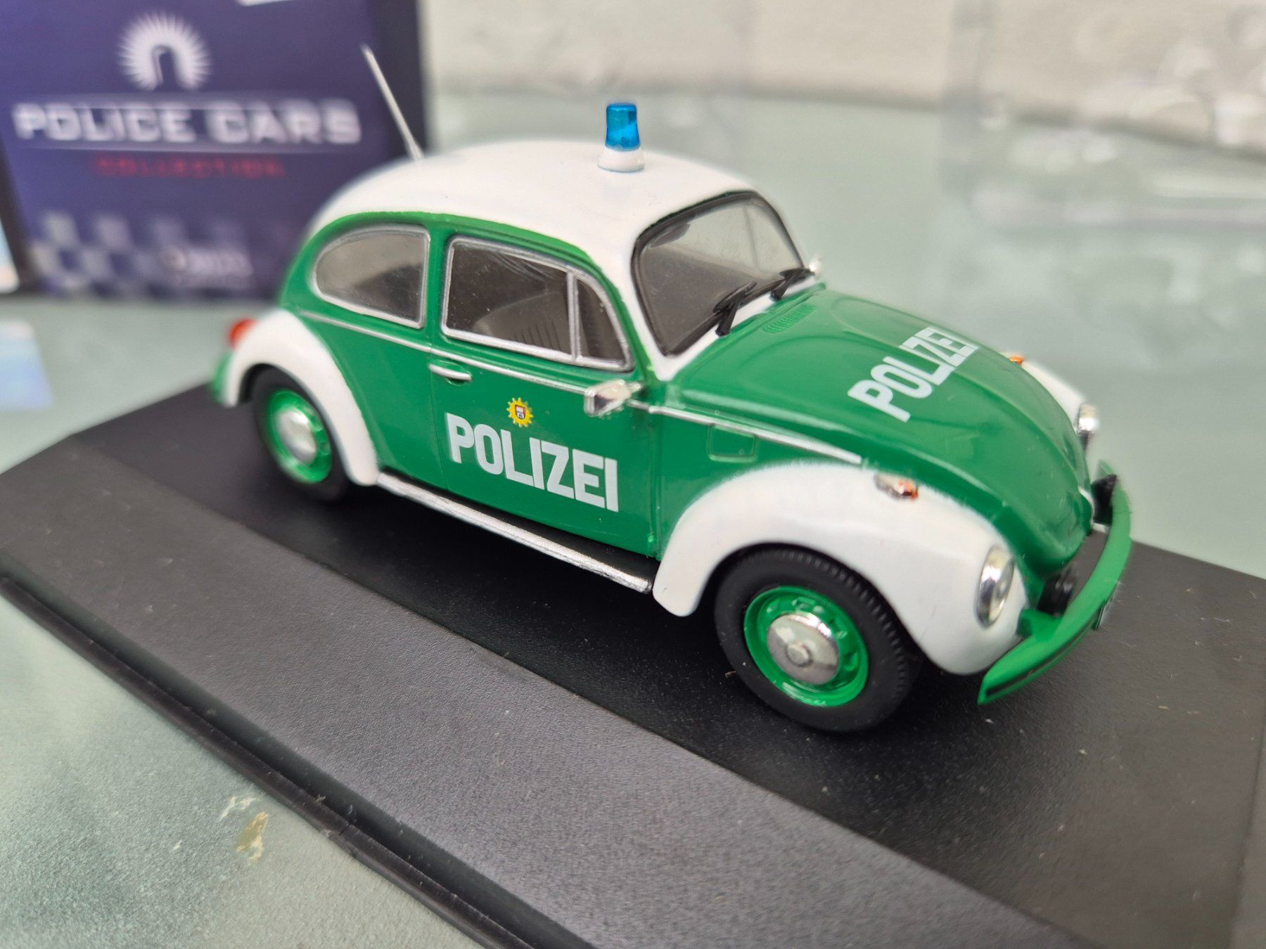 Volkswagen Modellini d'auto: VW Käfer Polizei von Atlas 1:43. – Nuovo (secondo la descrizione) da Oberbuchsiten venduto da laffite54 3