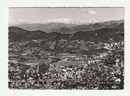 AK Ansicht vom Monte Bre Richtung Lugano und Monte Rosa