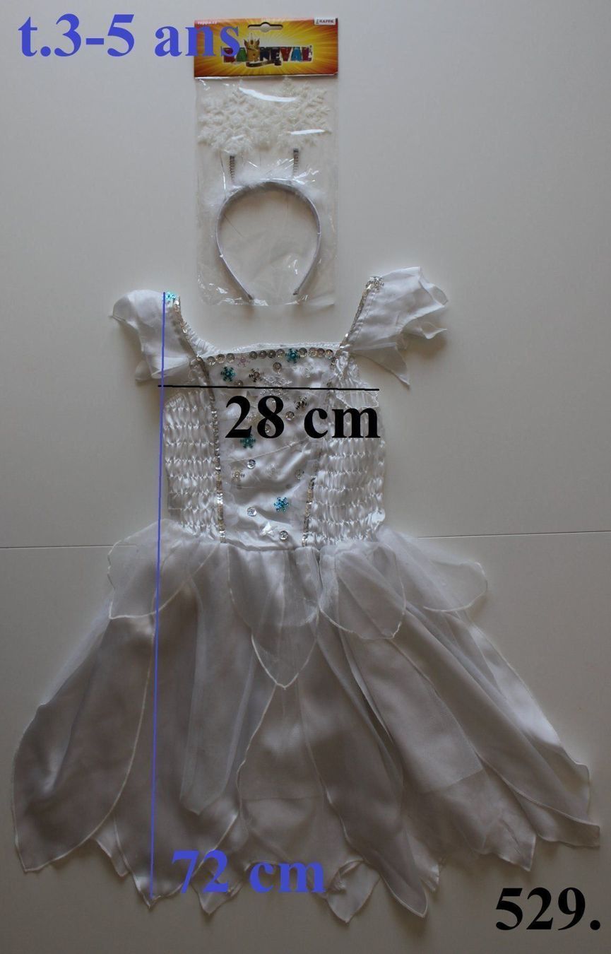 Costumi: Costume fée d´hiver / Fee t. 3 - 5 ans – Usato da Peseux venduto da Gilloss 1