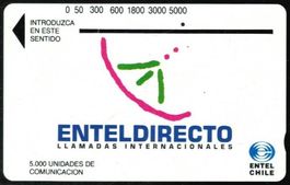 Telefonkarte Chile System Tamura  CHI-ET-04 (Entel2)