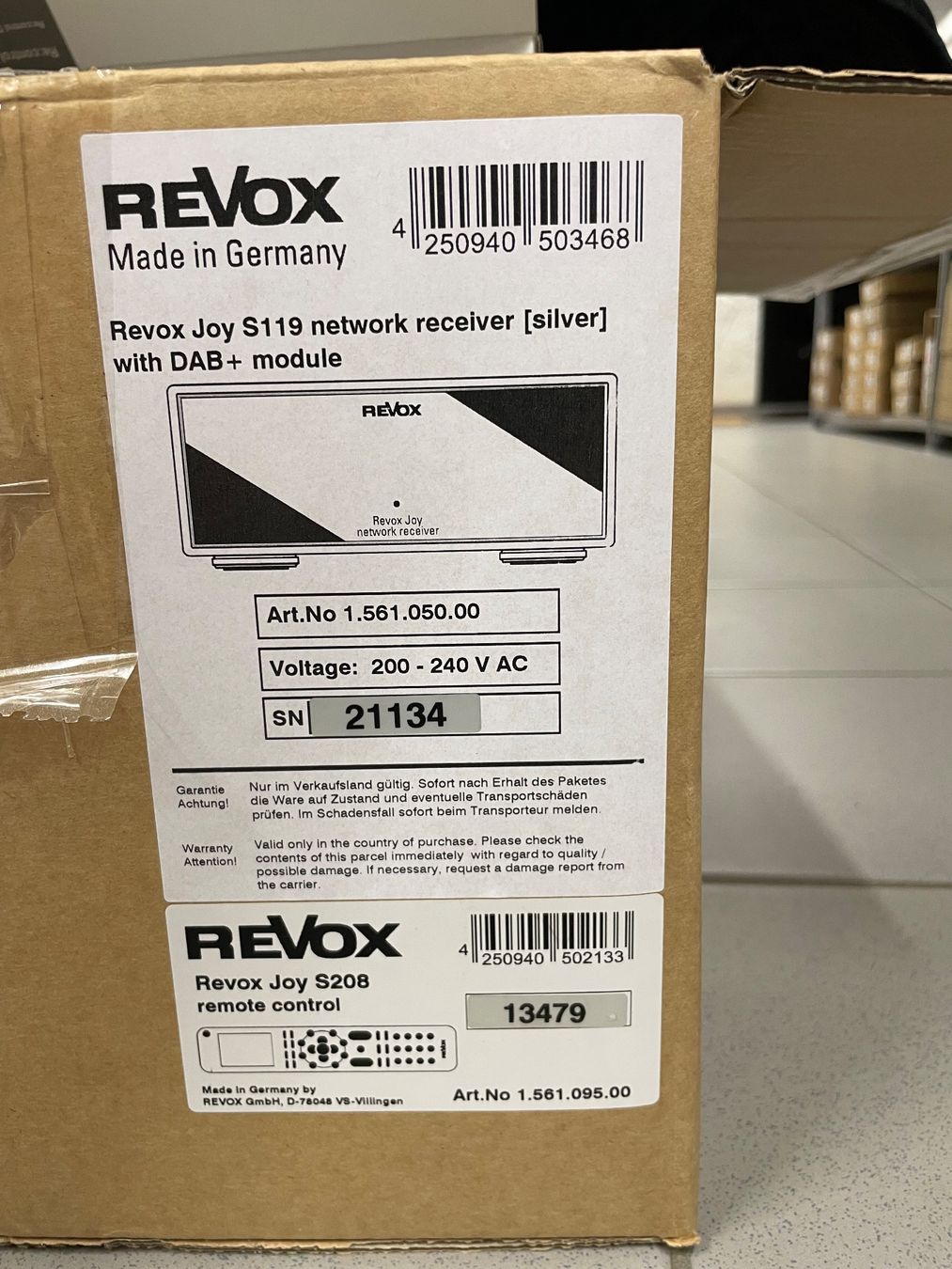 Revox Amplificatori: Revox Joy S119 & Revox Joy control S208 – Usato da Kirchberg SG venduto da EPGaemperle 5
