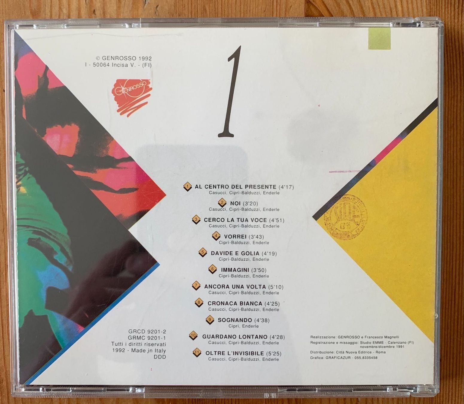 CDs: Gen Rosso - 1 (Uno) – D'occasion à Zürich par recordman01 1