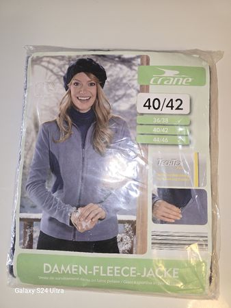Crane Damen Fleece Jacke, Lila, Grösse 40/42, Neu!
