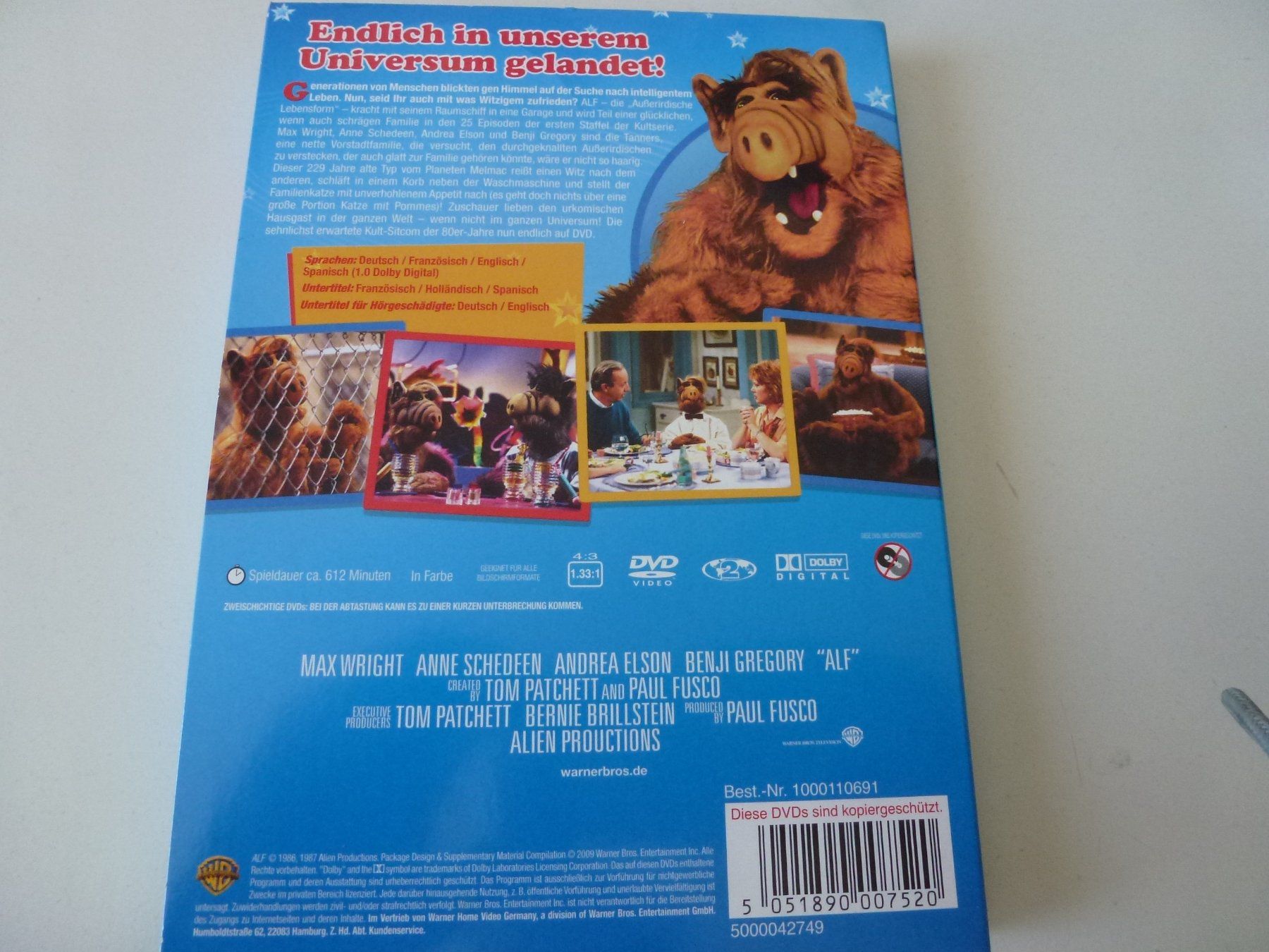 Tutti i DVDs: ALF - Staffel 1 (4 DVDs) – Nuovo (secondo la descrizione) da Bern venduto da Frebo 1