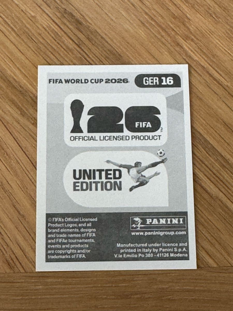 Panini Carte collezionabili: Panini 2026 GER 16 – Nuovo (secondo la descrizione) da Grand-Lancy venduto da cyr_n5ky 1