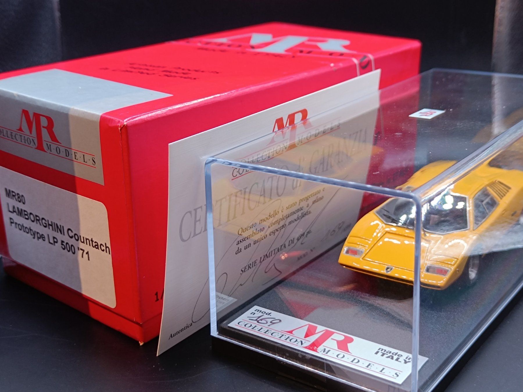 Lamborghini Modellini d'auto: 1/43 MR Collection Lamborghini Countach Prototype LP 500 '71 – Nuovo e nell'imballaggio originale da Läufelfingen venduto da noooby 1